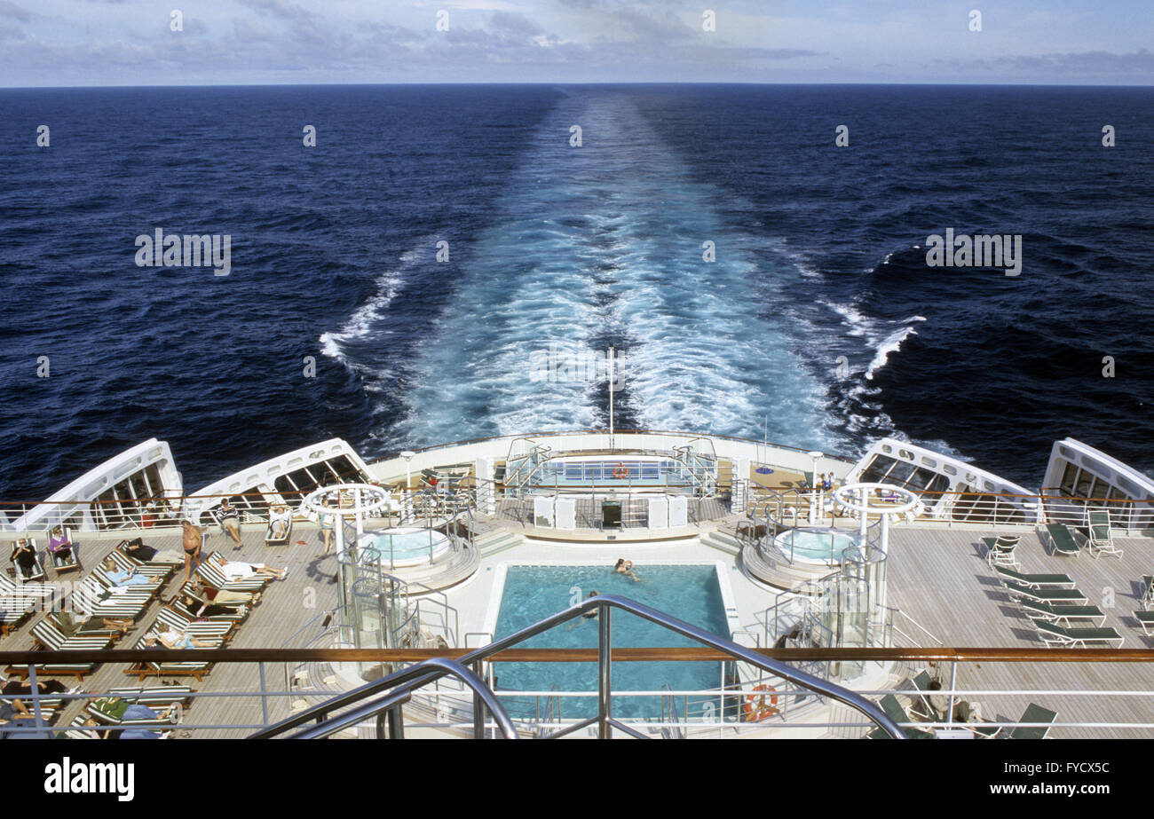 Cruise ship Queen Mary 2 Stock Photo