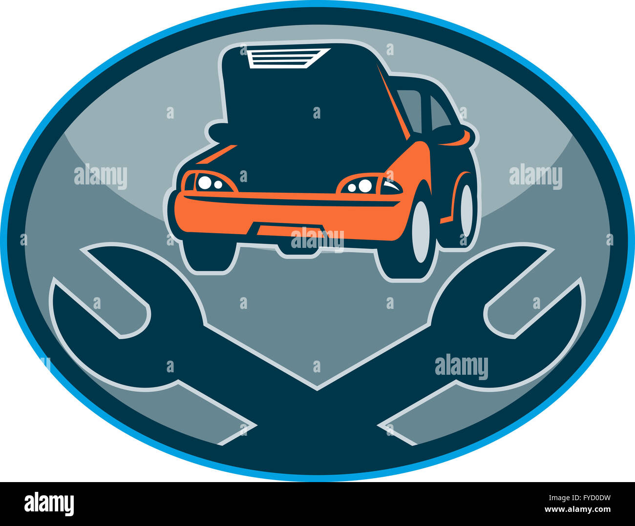 Automobile car breakdown mechanical repair Stock Photo Alamy
