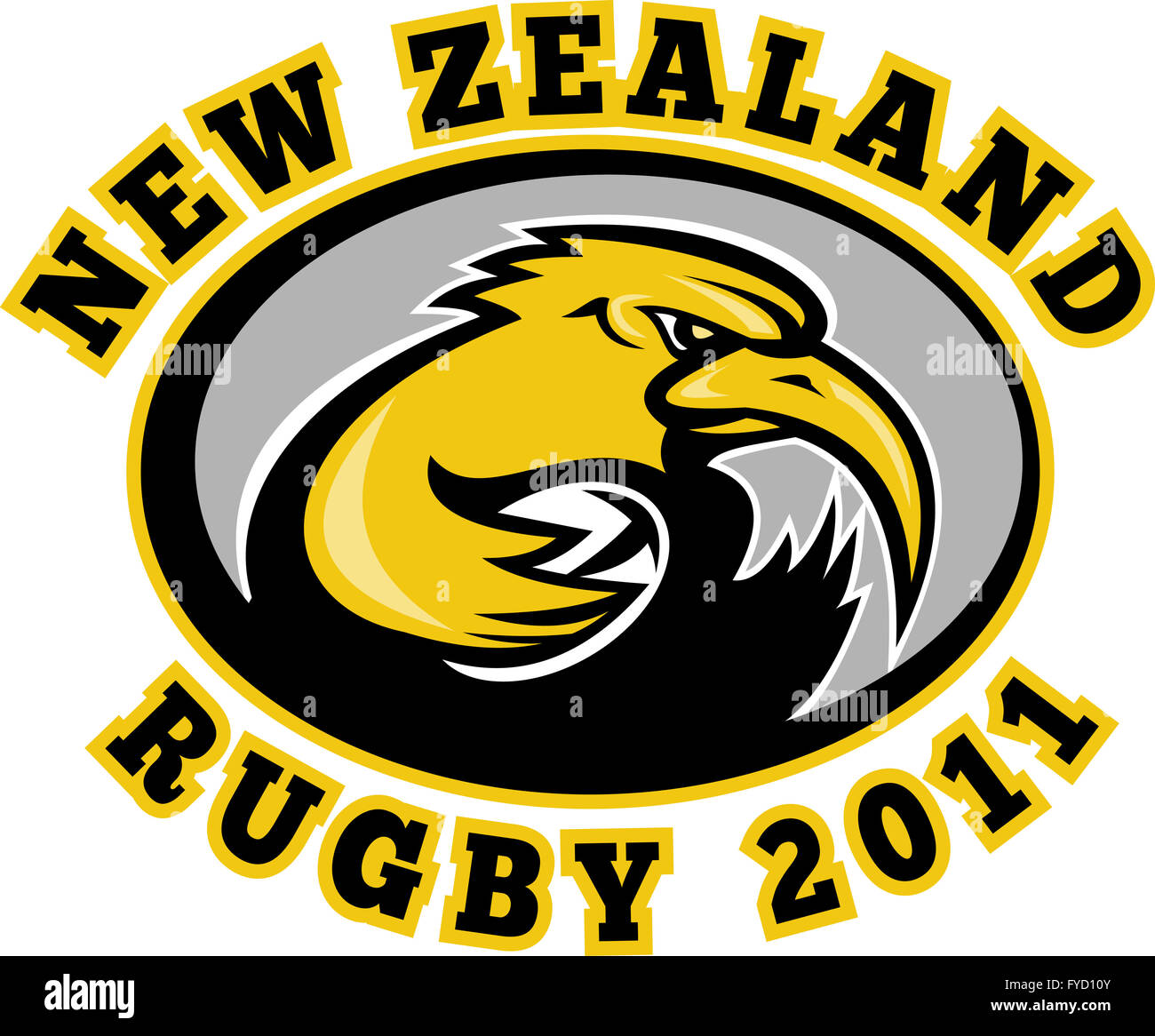 kiwi rugby player running with ball Stock Photo - Alamy