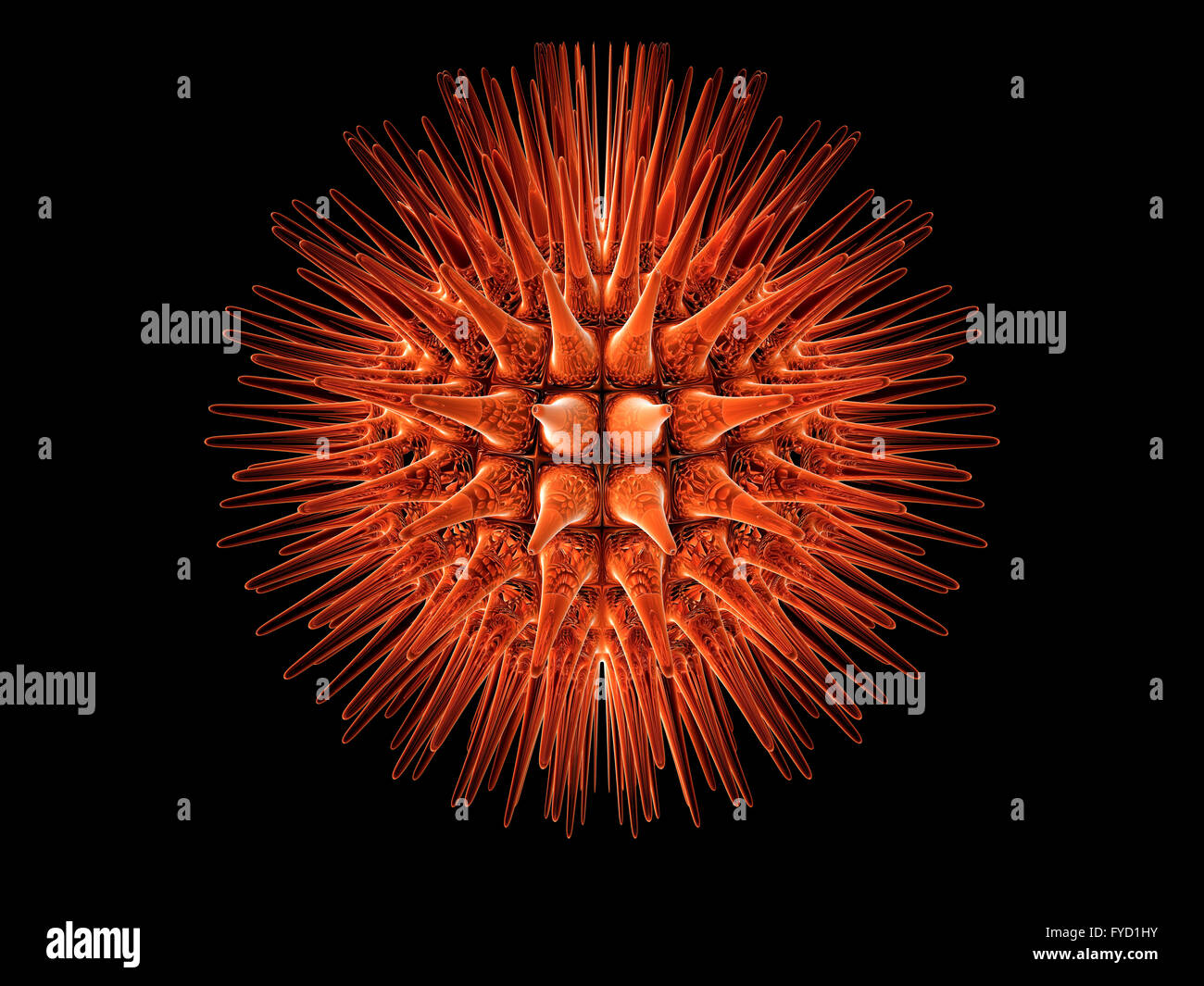 Virus - isolated on black Stock Photo - Alamy