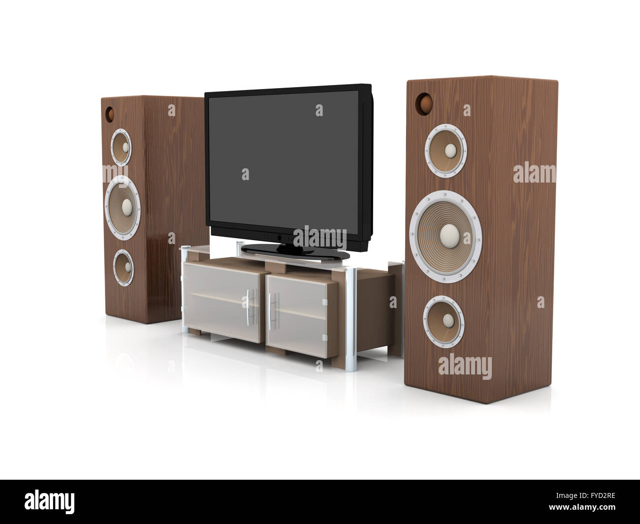 Home Entertainment System Stock Photo Alamy