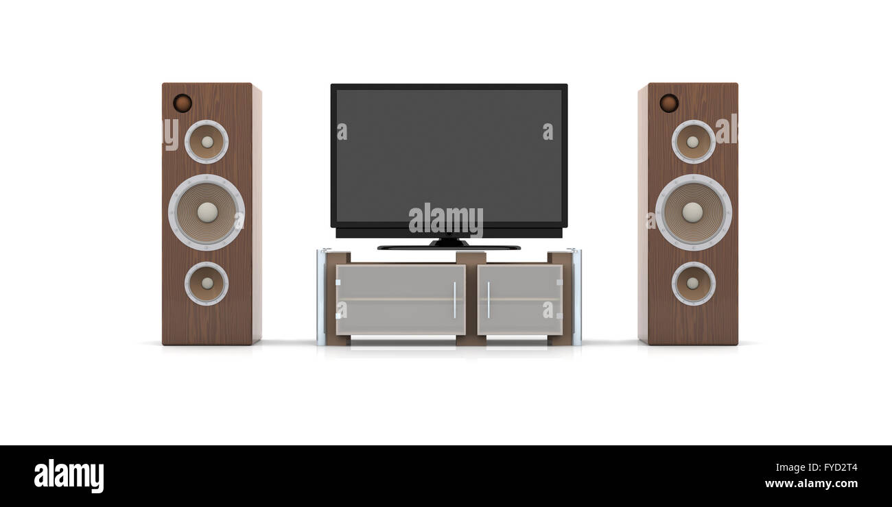 Home Entertainment System Stock Photo Alamy