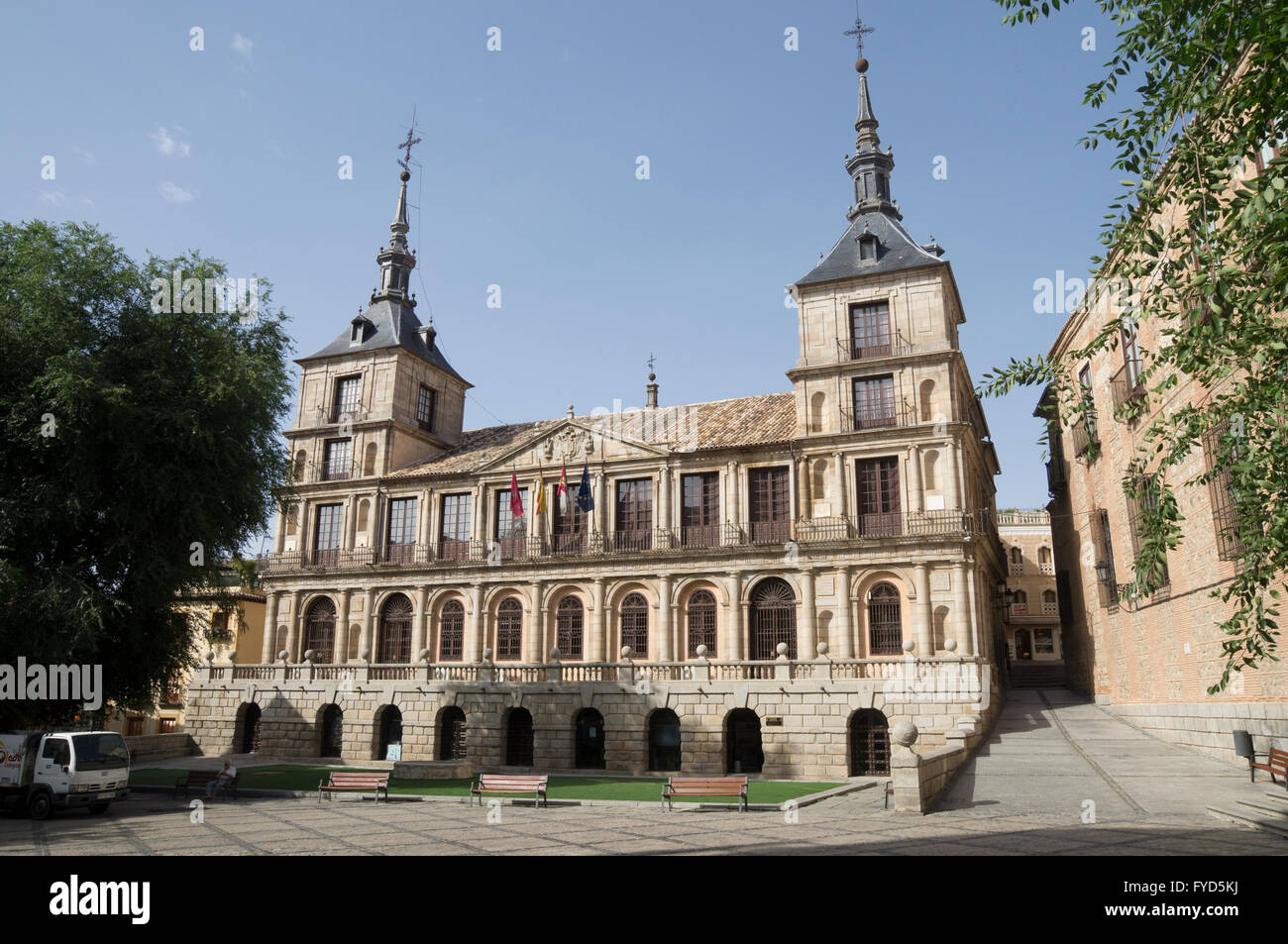 Europe, Spain, Toledo city hall Stock Photo Alamy