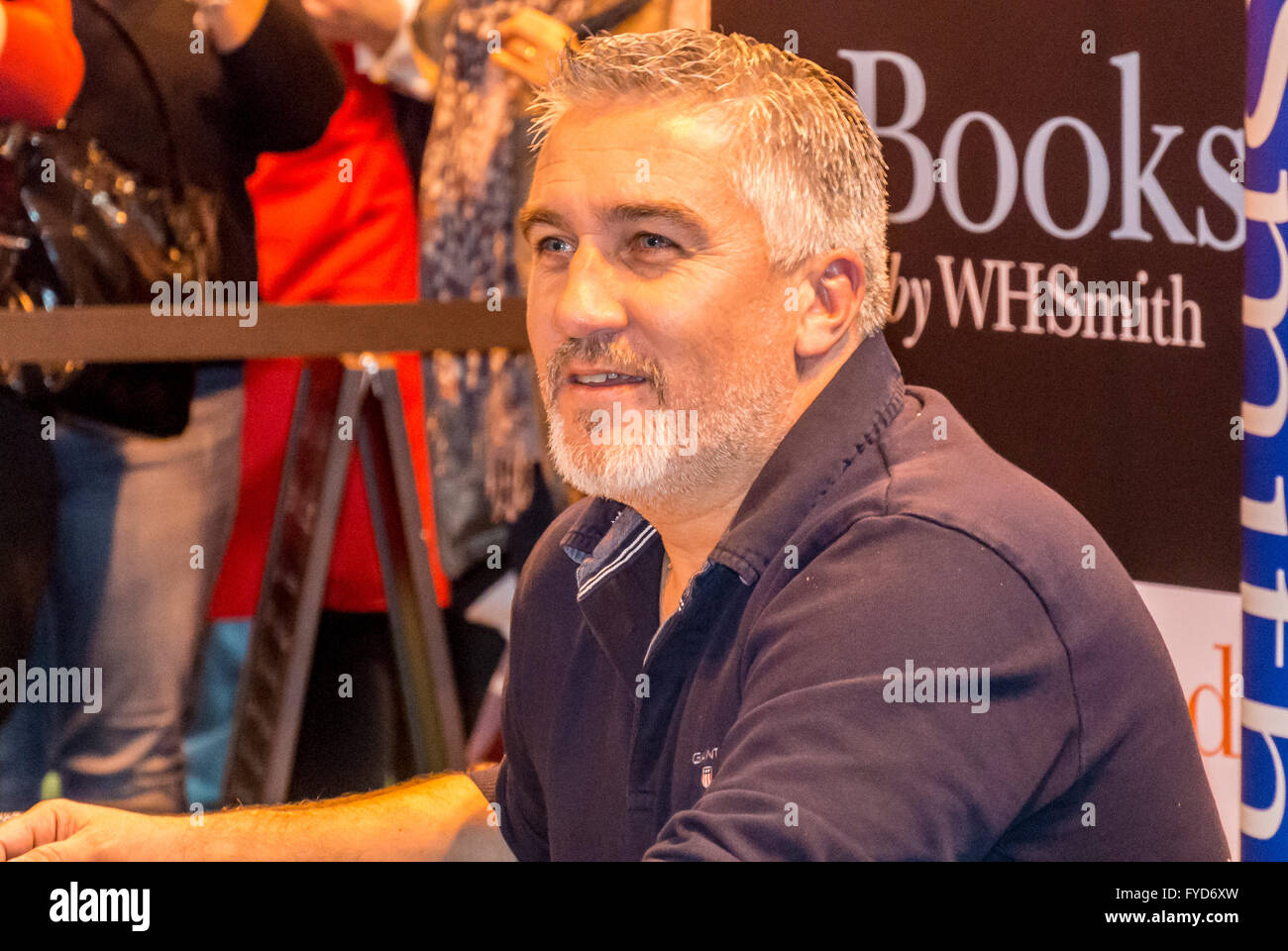 Paul Hollywood, celebrity appearance at W.H. Smith book signing event, UK  Stock Photo - Alamy