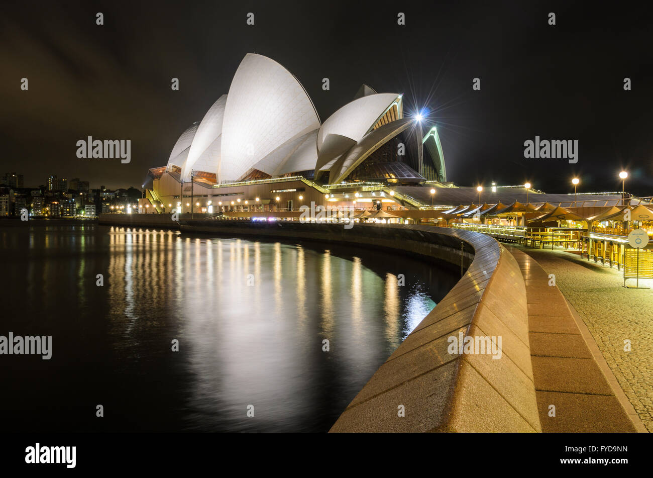 Sydney Opera House at Night Stock Photo - Alamy
