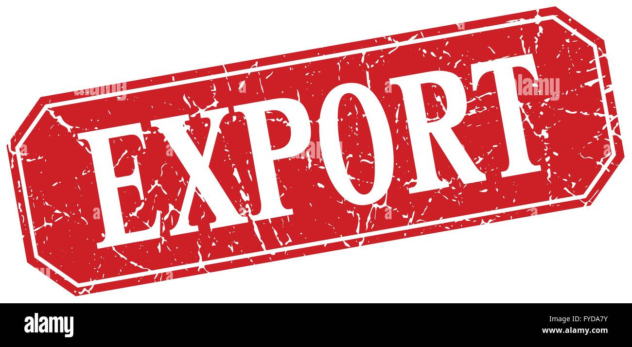 export red square vintage grunge isolated sign Stock Vector Image & Art ...