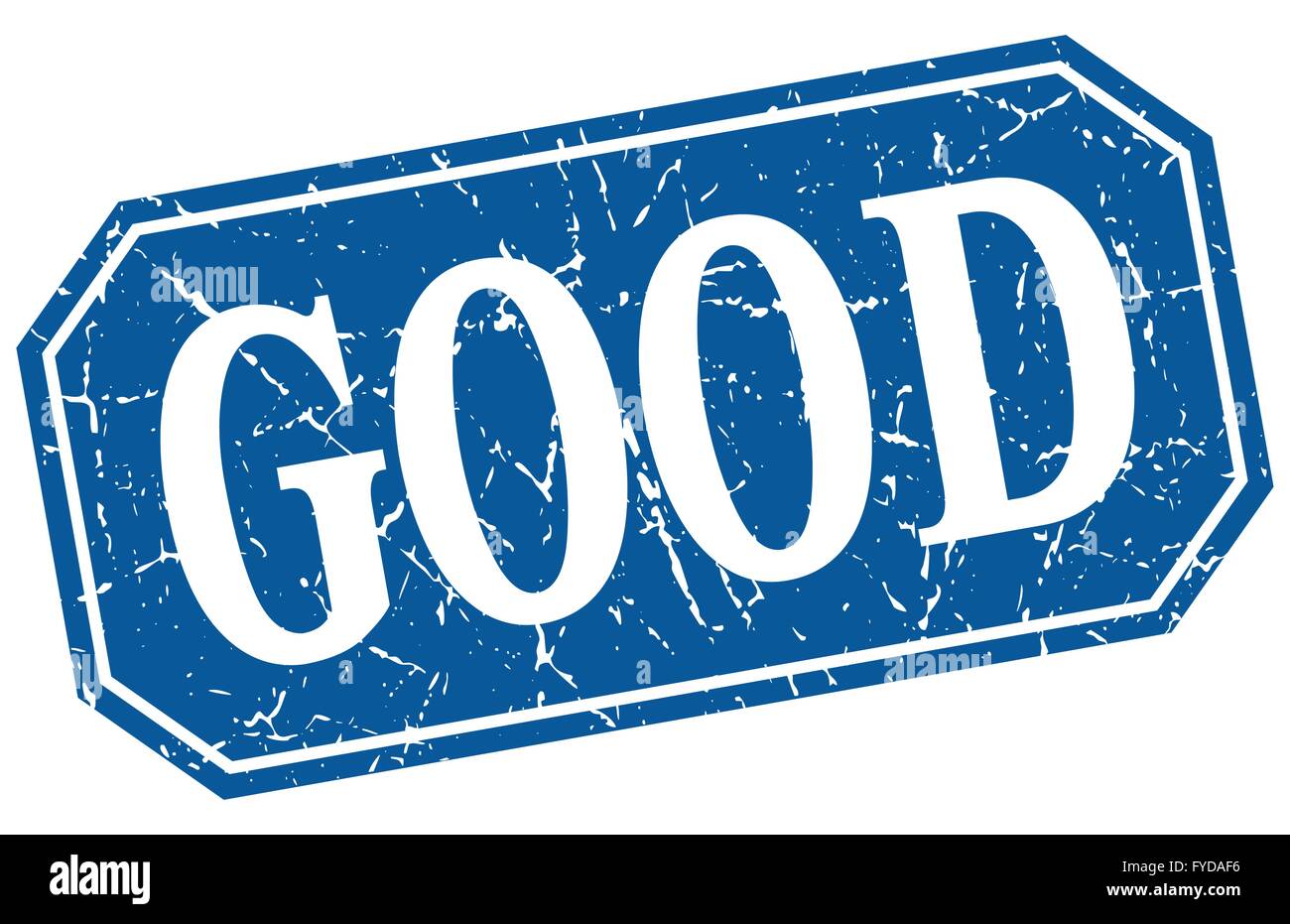 good blue square vintage grunge isolated sign Stock Vector Image & Art ...