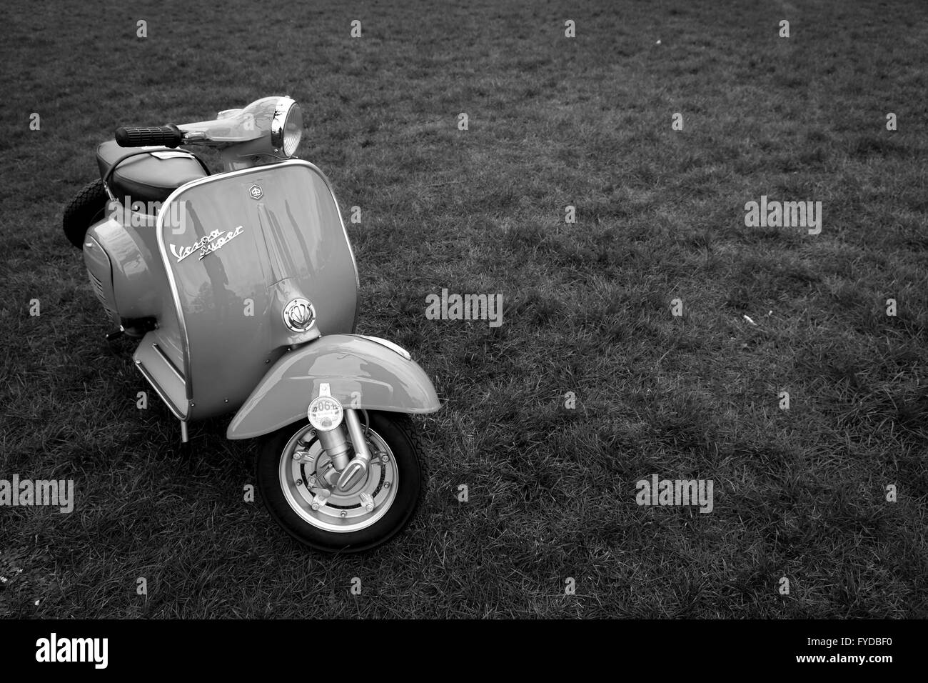 Vintage retro Vespa scooter Stock Photo