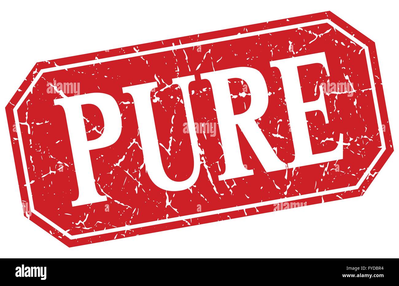 pure red square vintage grunge isolated sign Stock Vector Image & Art ...
