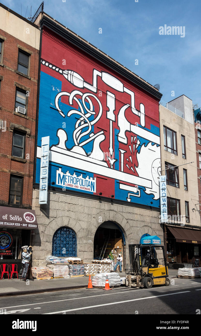Metropolitan Lumber & Hardware on Spring Street in Soho in New York