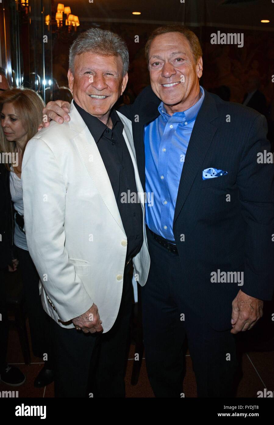 New York, NY, USA. 25th Apr, 2016. Bobby Rydell, Joe Piscopo at ...