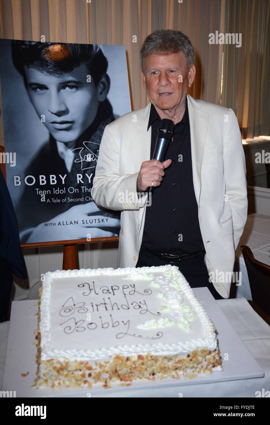 New York, NY, USA. 25th Apr, 2016. Bobby Rydell at arrivals for Bobby