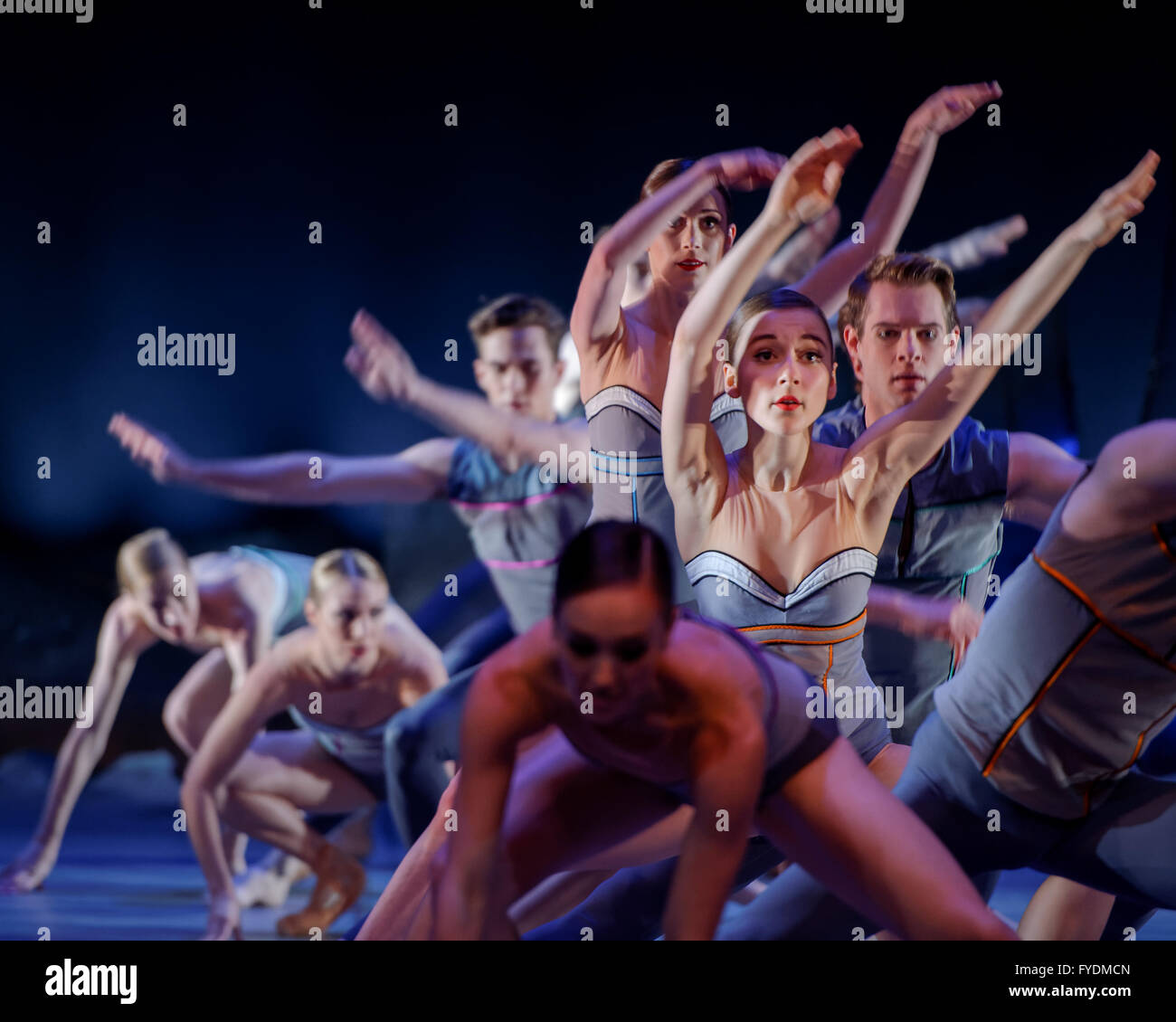 Sydney, Australia. 25th April, 2016. The Australian Ballet previewed the third part, Christopher Sydney, Australia. 25th April, 2016. The Australian Ballet previewed the third part, Christopher