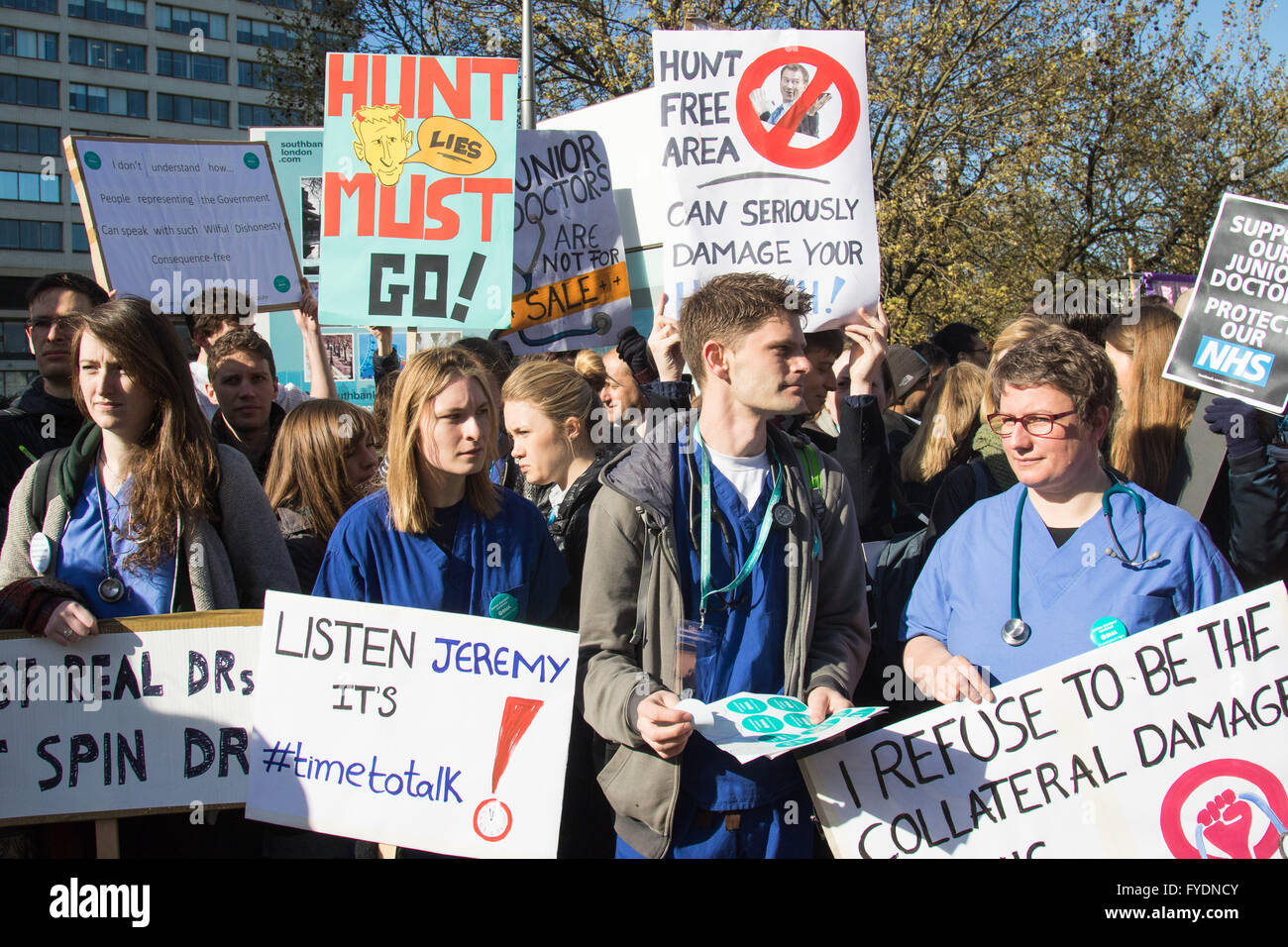 St Thomas Hospital London April 26th 2016 Junior Doctors