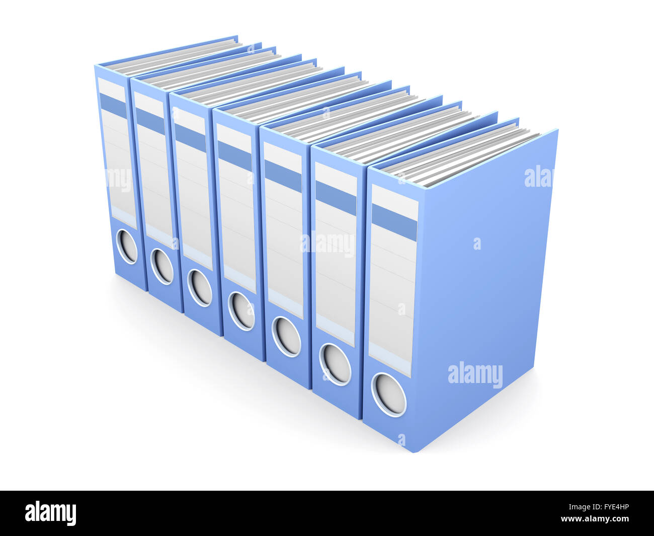 Folder With Text Files File binder text Cut Out Stock Images & Pictures - Alamy