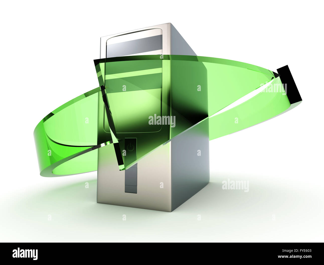 Desktop PC Recycling Stock Photo Alamy