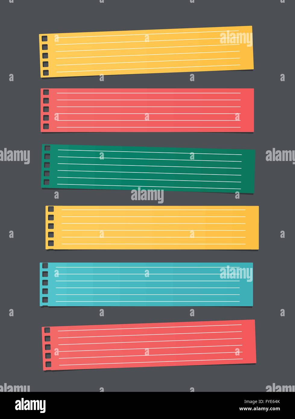 Cut paper banners hi-res stock photography and images - Alamy
