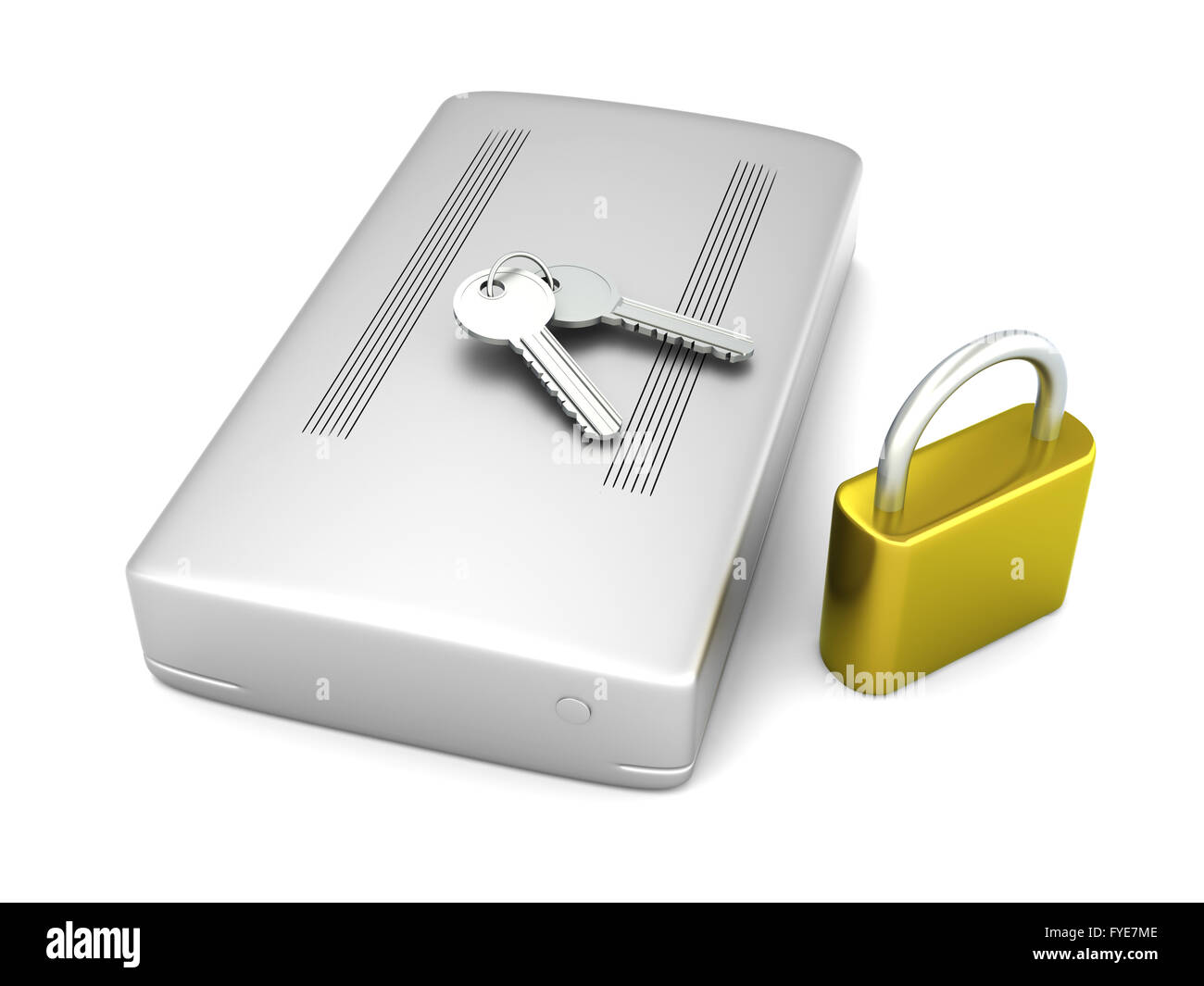Secure external Hard Drive Stock Photo Alamy