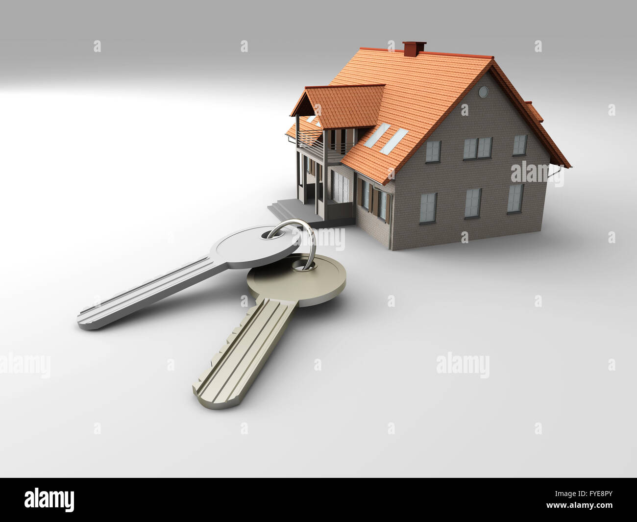 House and Keys Stock Photo Alamy