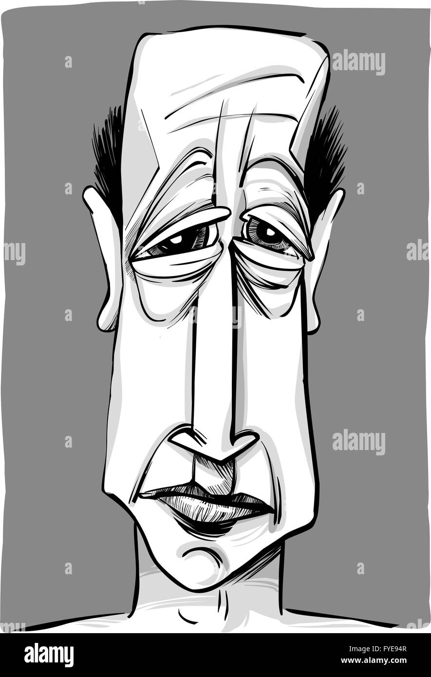 Man Caricature High Resolution Stock Photography And Images Alamy