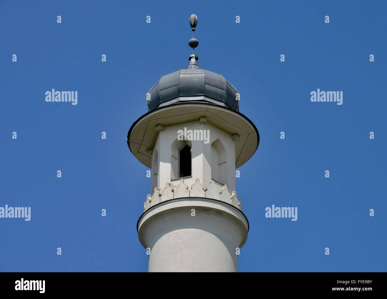 Minarett, Moschee, Brienner Strasse, Wilmersdorf, Berlin, Deutschland Stock Photo