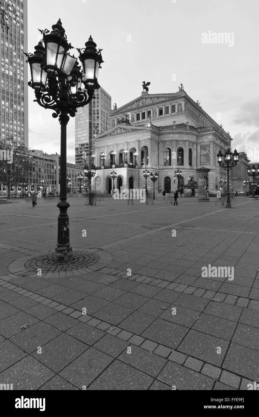 Frankfurt square Black and White Stock Photos & Images - Alamy