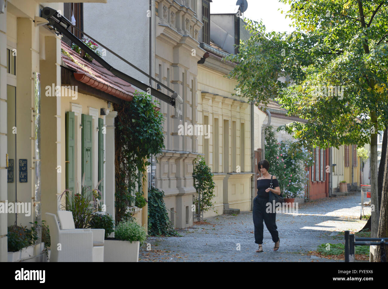 Altstadtgasse, Kietz, Koepenick, Berlin, Deutschland / Köpenick Stock Photo