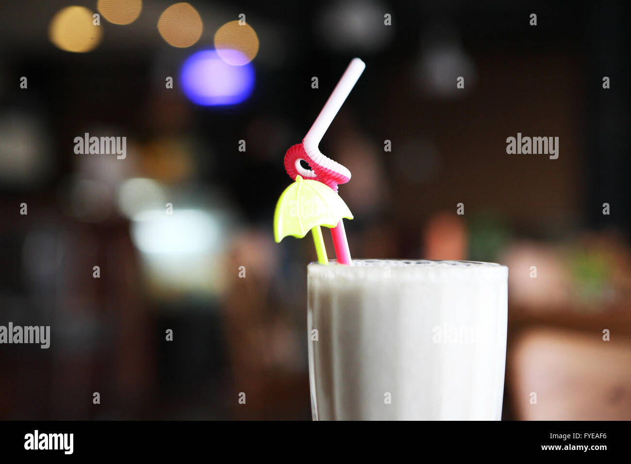 drink and straw Stock Photo - Alamy
