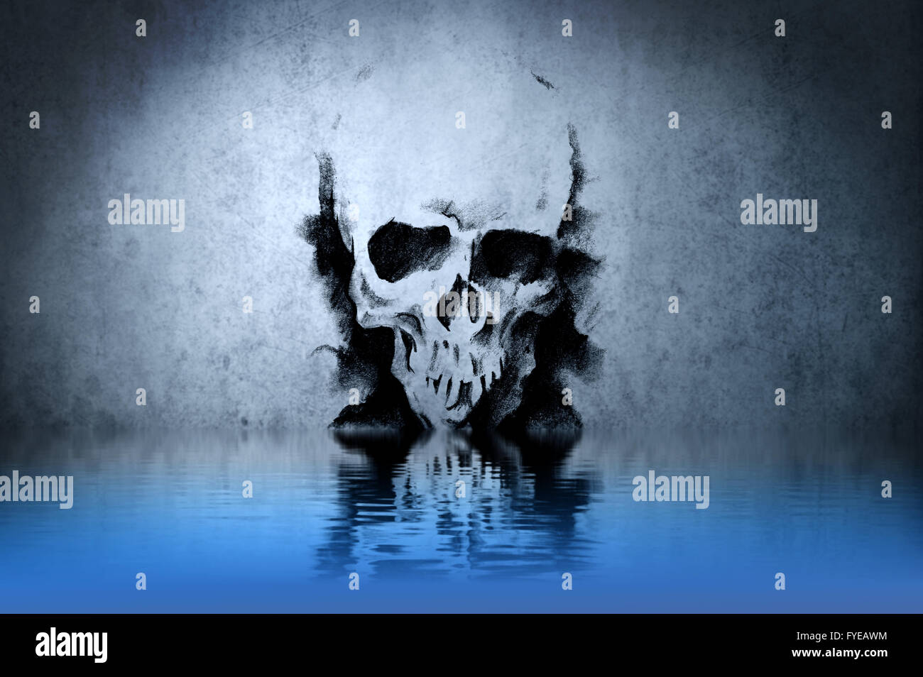 blue sugar skull tattoo | sugar skull tattoo (part 1) malia … | Flickr