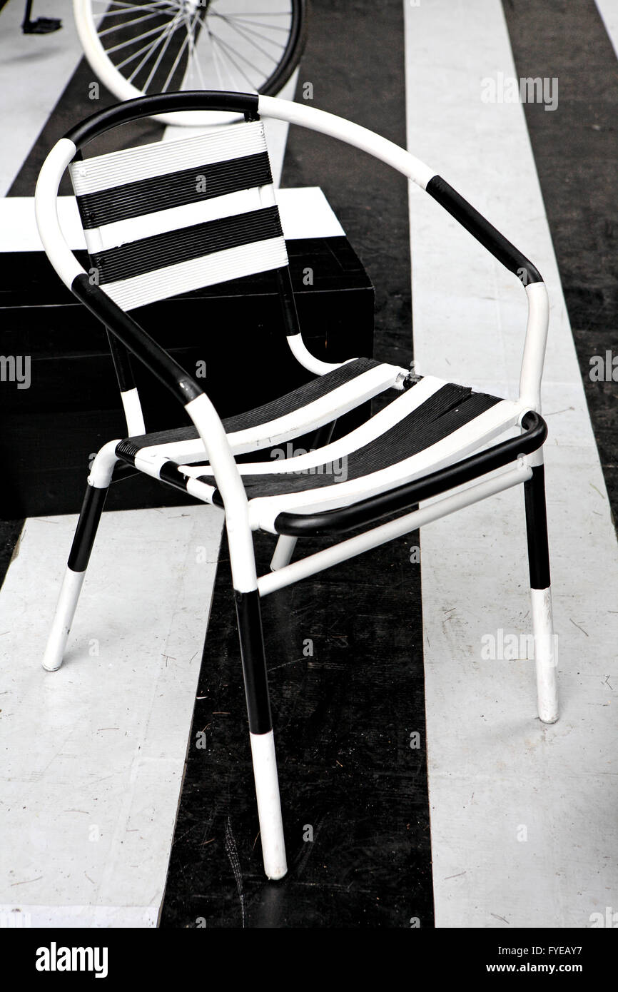 a zebra pattern chairs Stock Photo Alamy