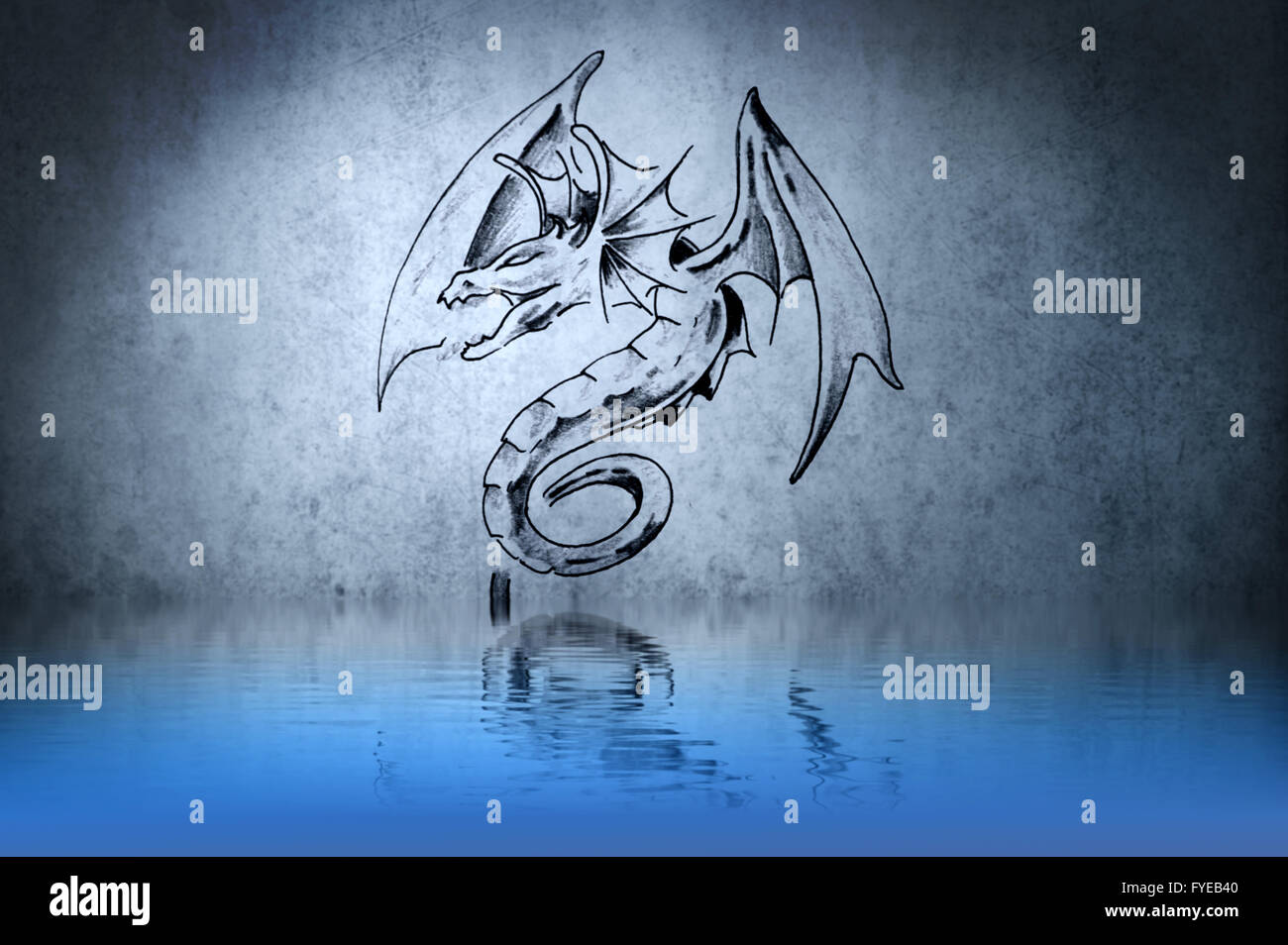 Details 121+ water dragon drawing seven.edu.vn