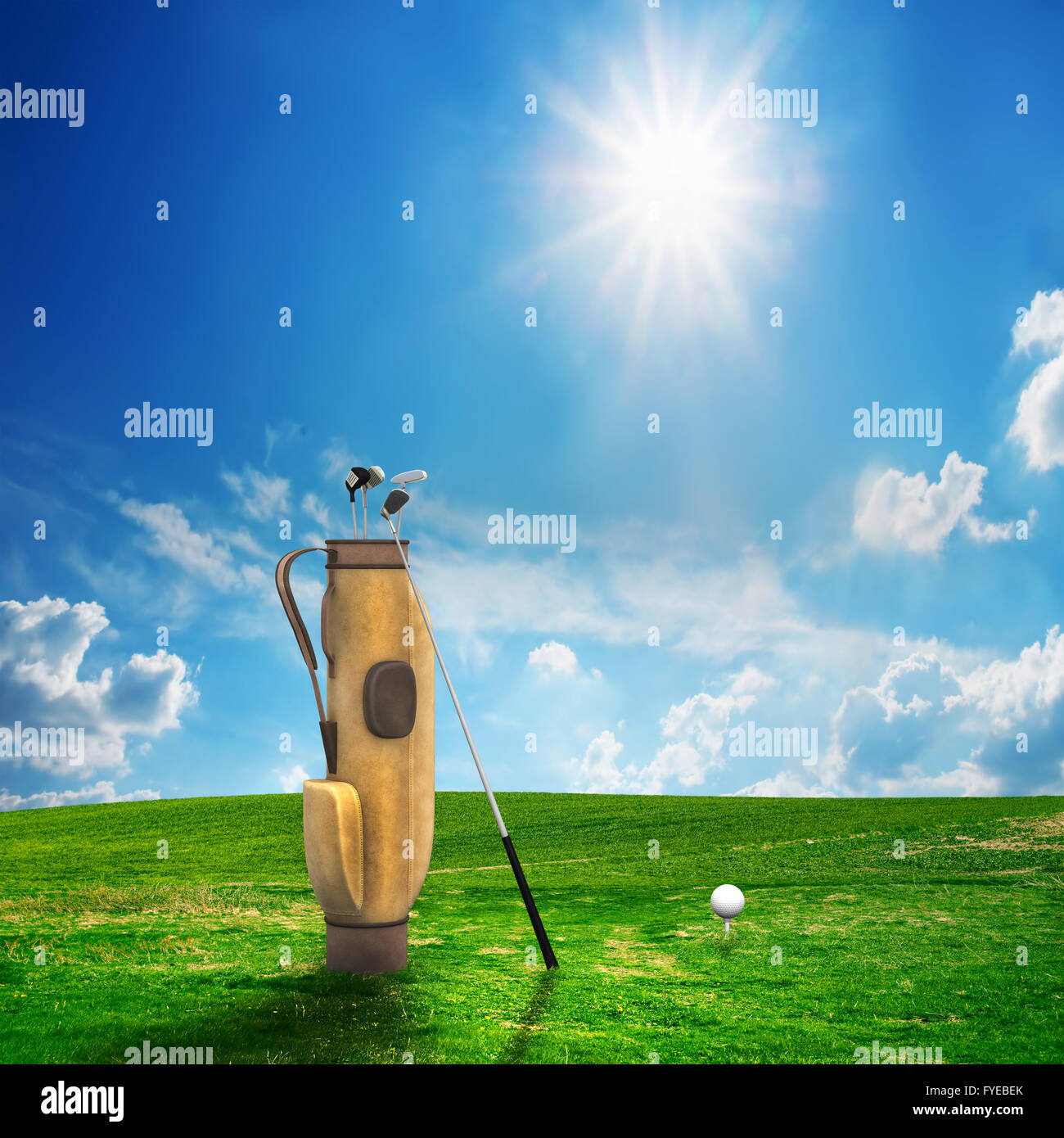 Golf equipment hires stock photography and images Alamy