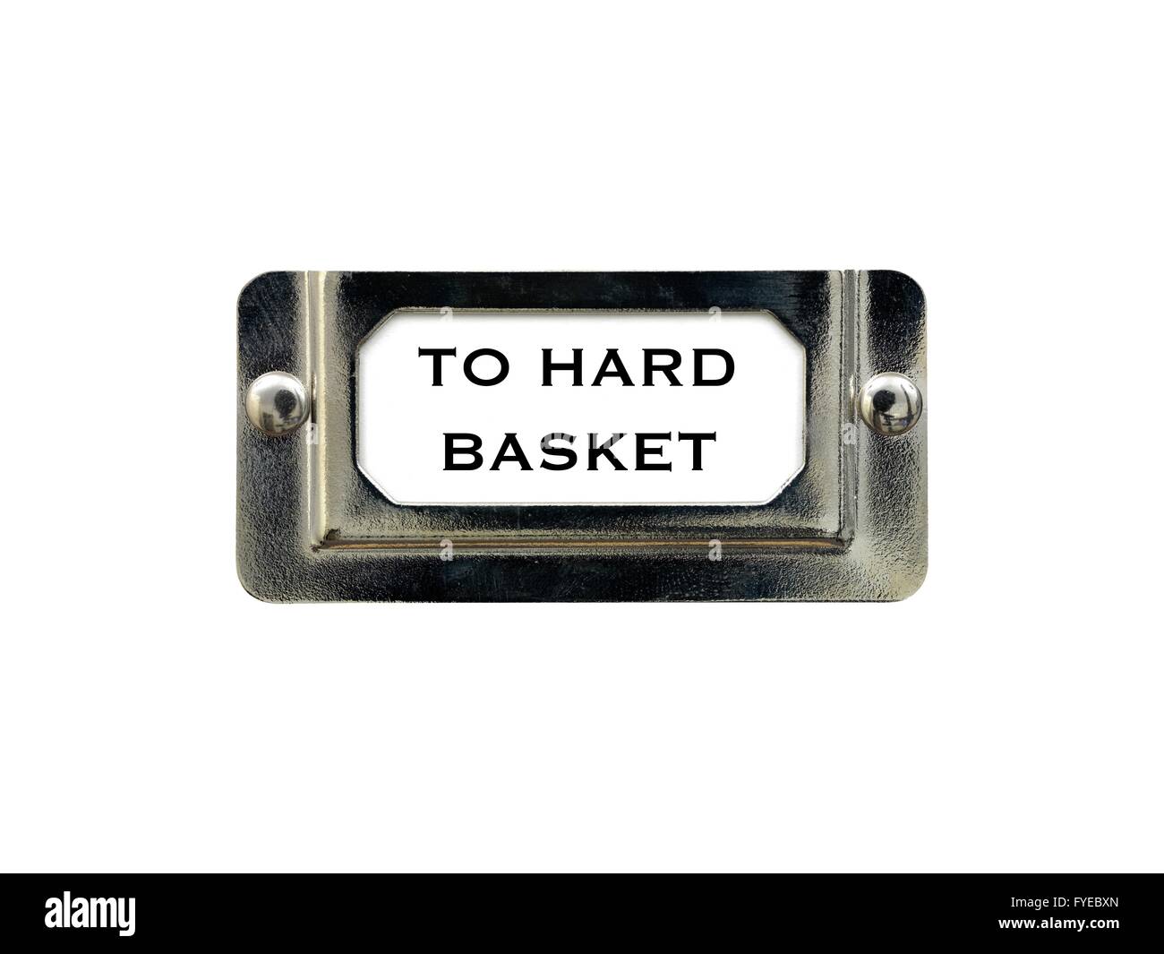 Tray labels isolated against a white background Stock Photo Alamy