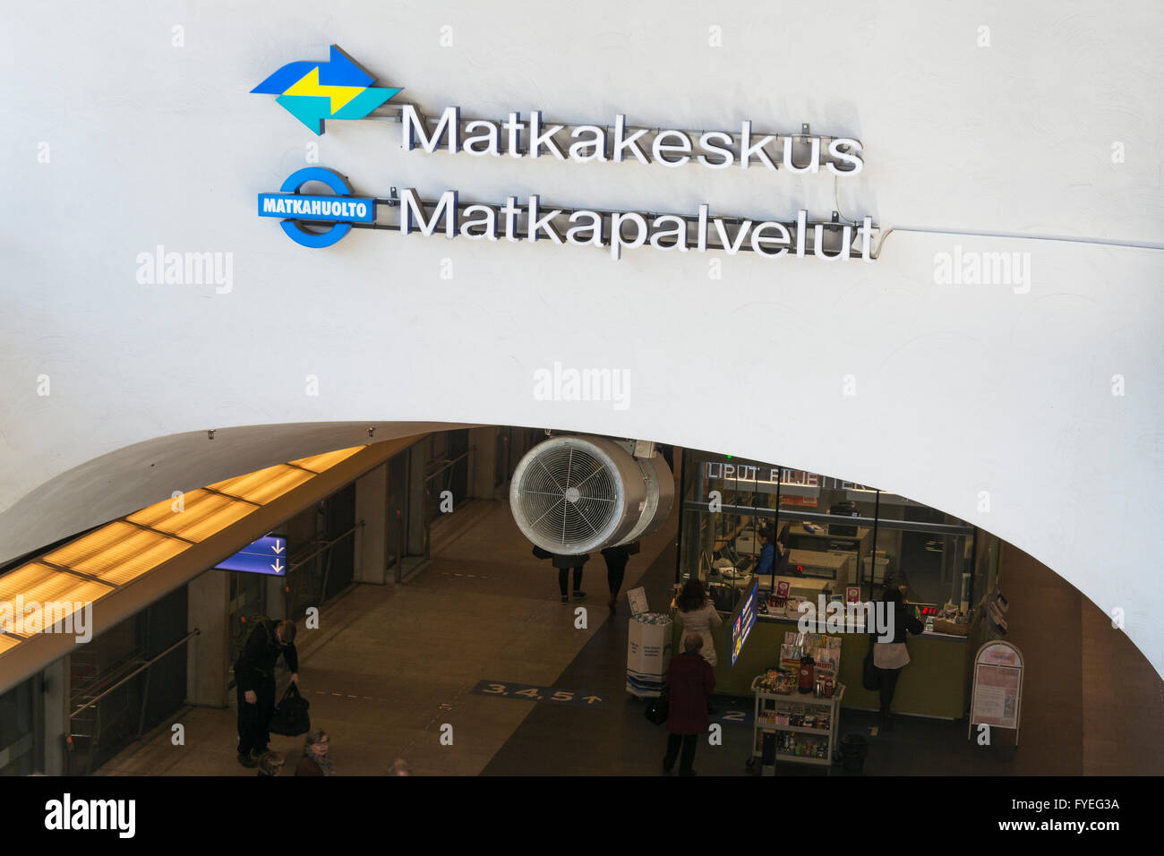 Kamppi travel centre in Helsinki Finland Stock Photo - Alamy