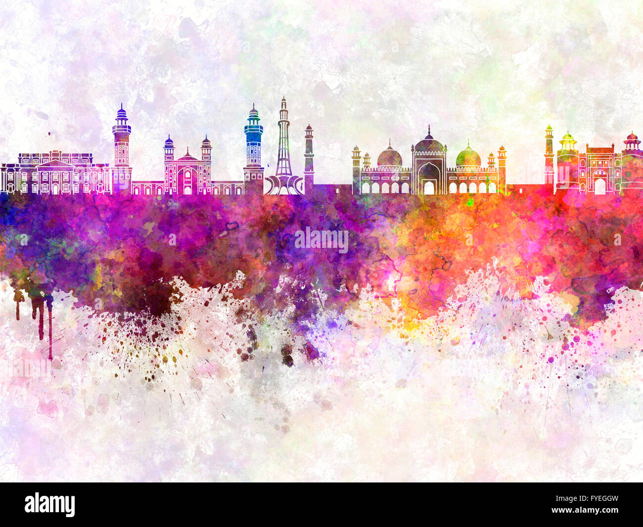 Lahore skyline hi-res stock photography and images - Alamy