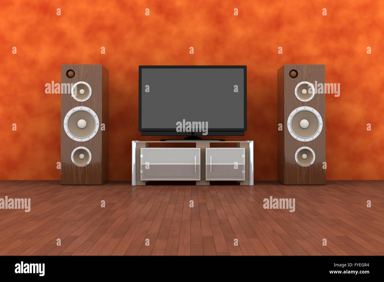 Home Entertainment System Stock Photo Alamy