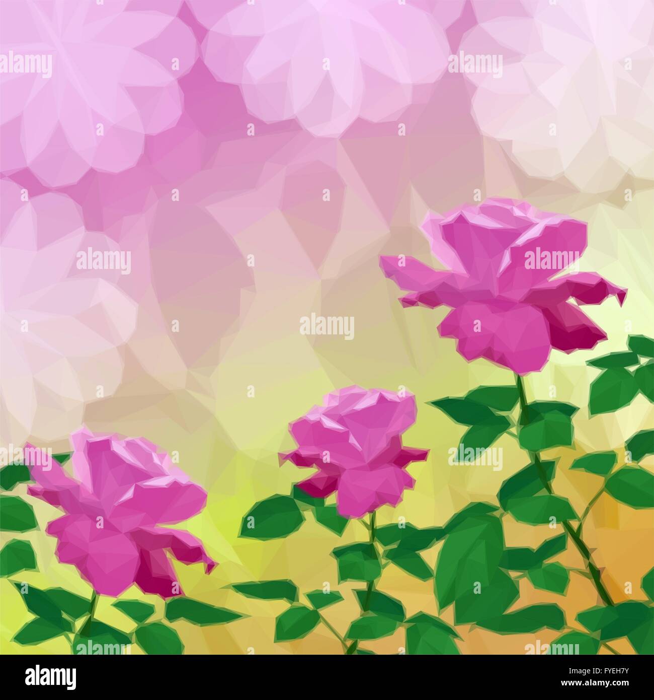 Holiday Background with Flower Rose Stock Vector Image & Art - Alamy