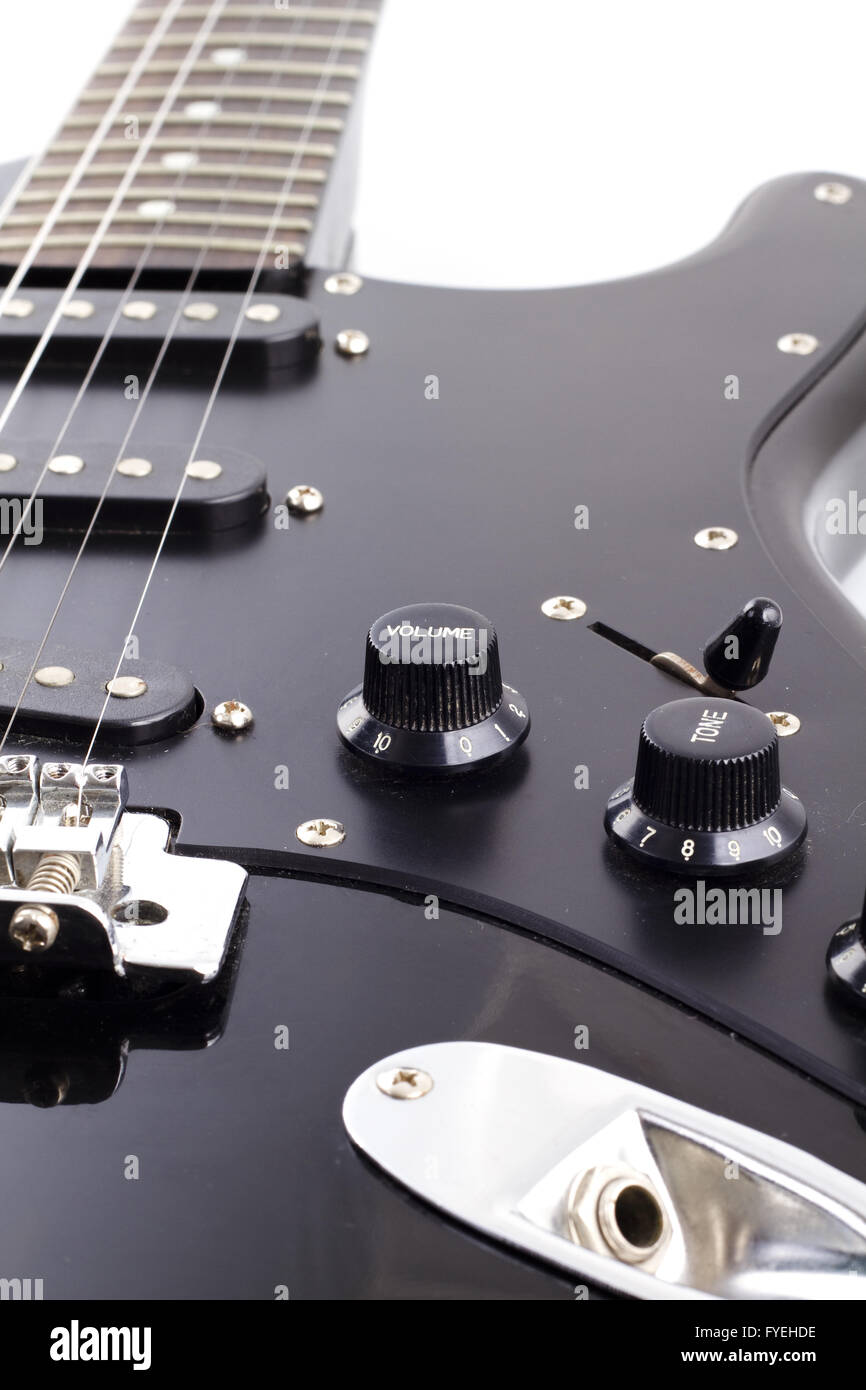 Electric guitar control volume Stock Photo Alamy