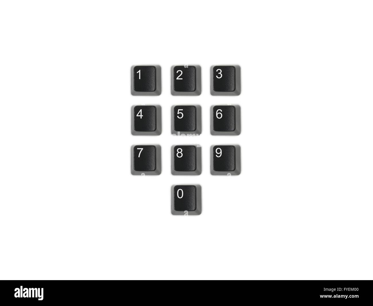 A keyboard key isolated against a white background Stock Photo Alamy