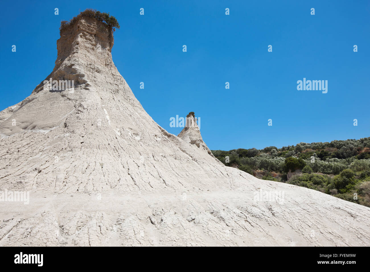 Komolithi geological phenomenon at Potamida in Crete. Greece. Horizontal Stock Photo