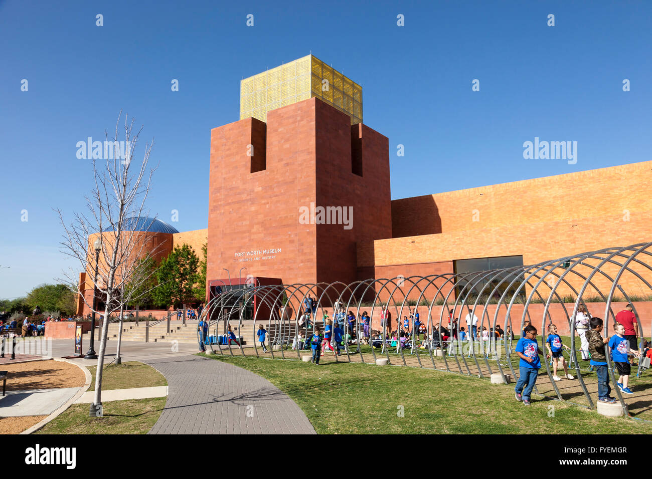 The Fort Worth Museum of Science and History. April 6, 2016 in Fort Worth, Texas, USA Stock Photo