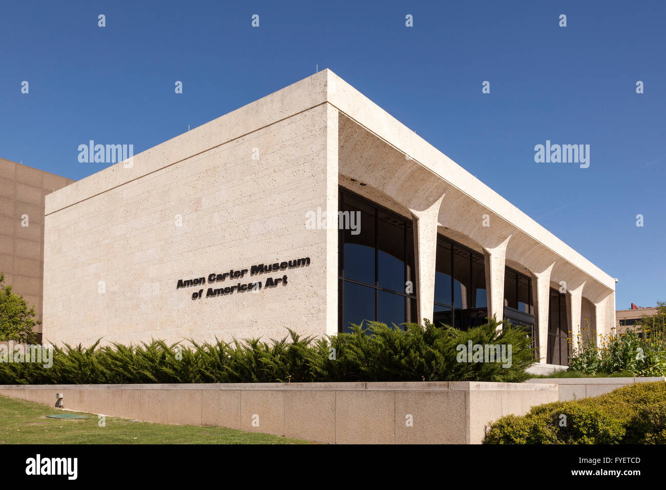 Amon Carter Museum of American Art in Fort Worth. April 6, 2016 in Fort Worth, Texas, USA Stock Photo