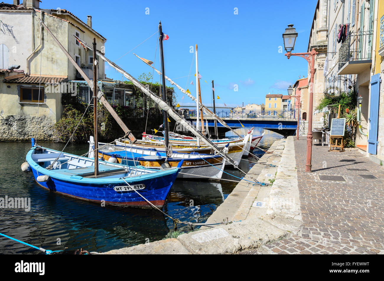 MARTIGUES, LA VENISE PROVENCALE, BDR FRANCE 13 Stock Photo