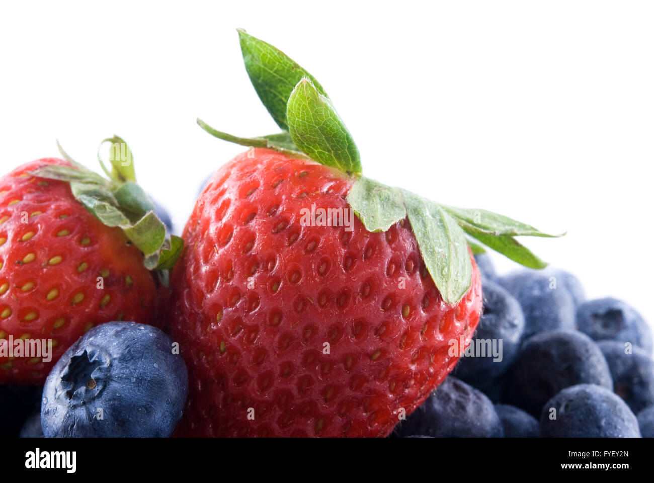 Mixed berries Stock Photo