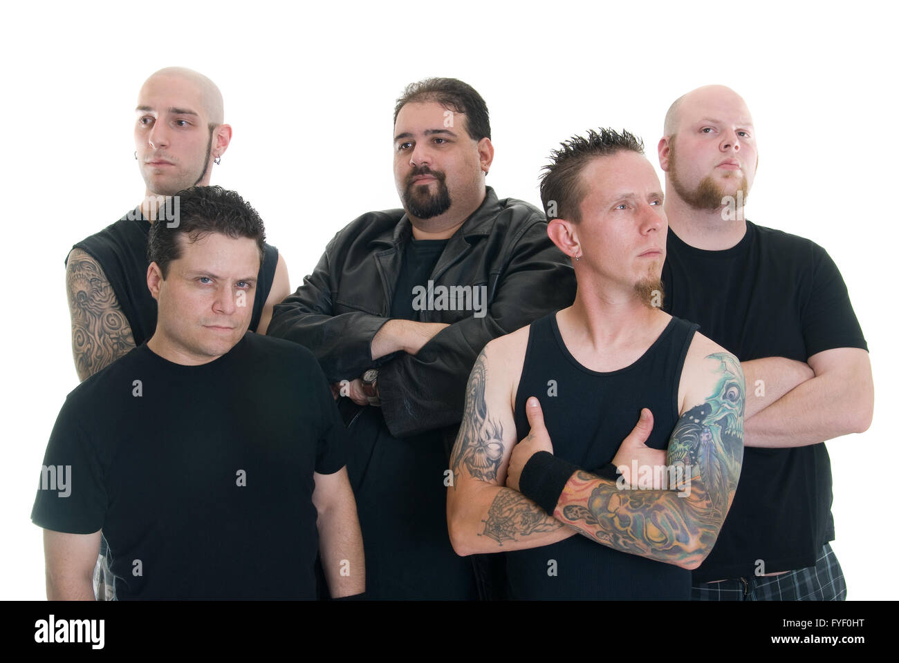 Heavy metal band Stock Photo