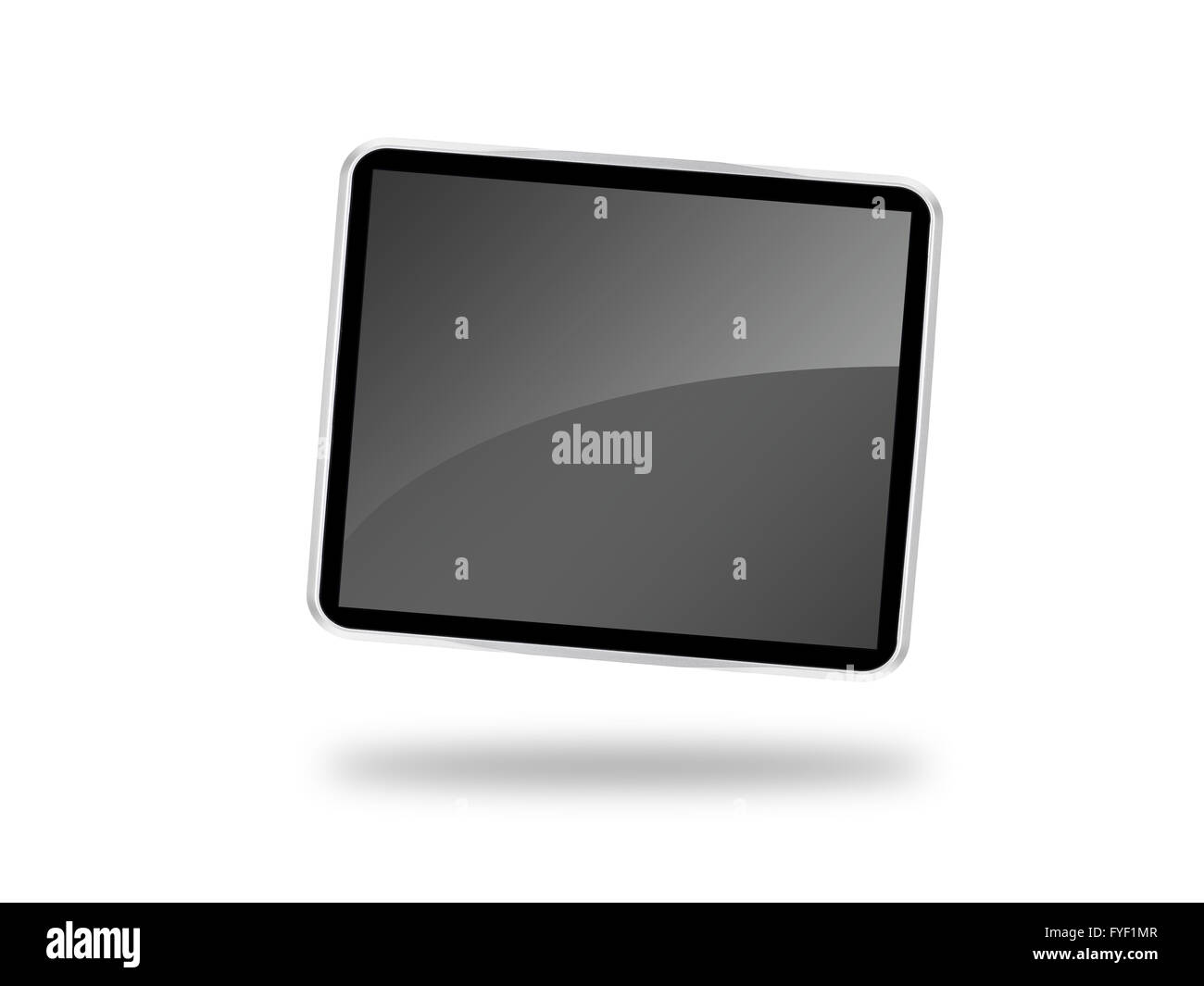 An android tablet isolated against a white background Stock Photo Alamy
