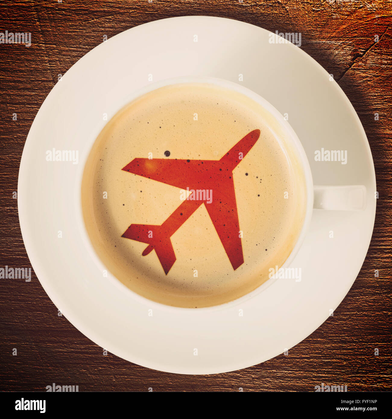 airport coffee cup Stock Photo Alamy