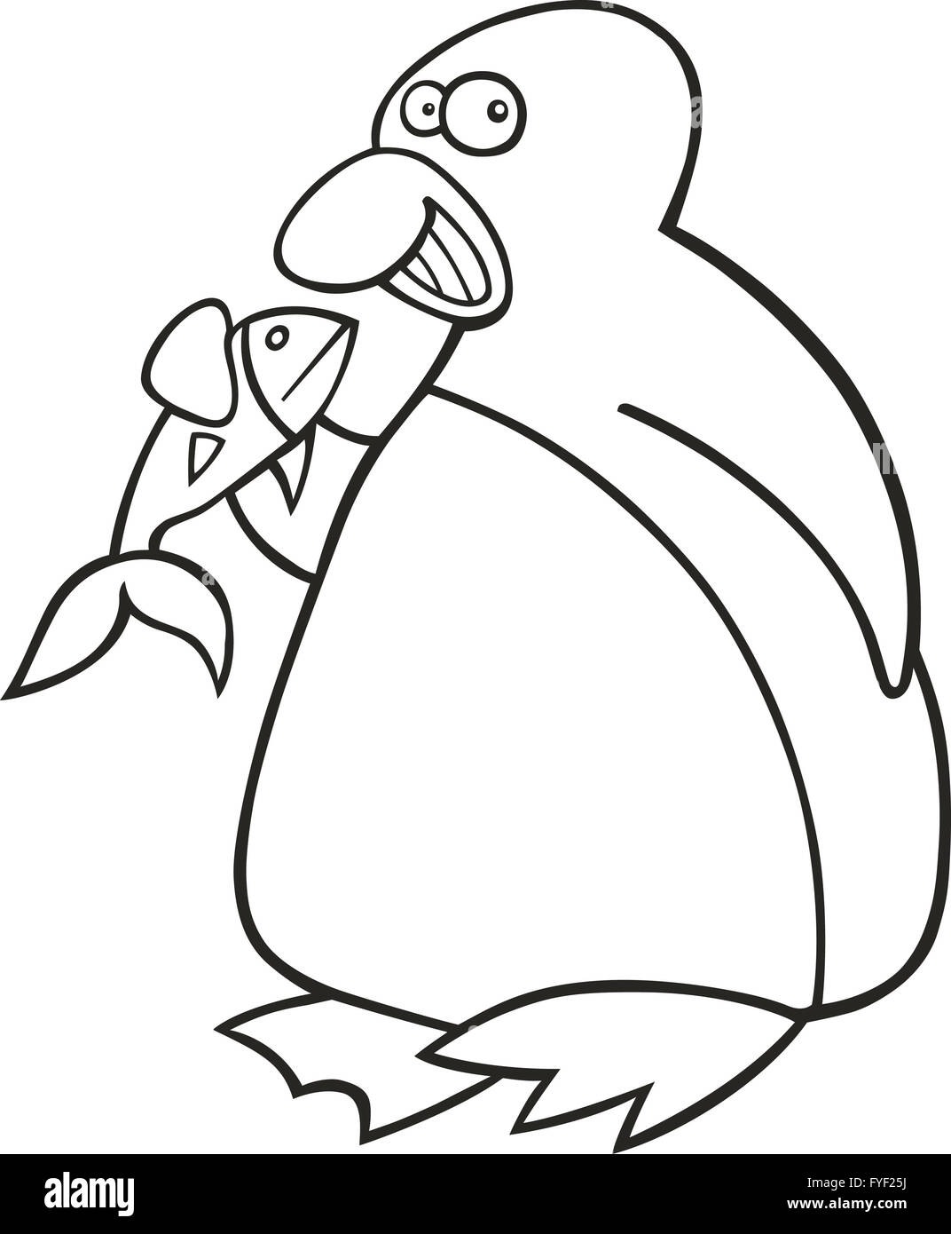 Penguin fish eat hi-res stock photography and images - Alamy