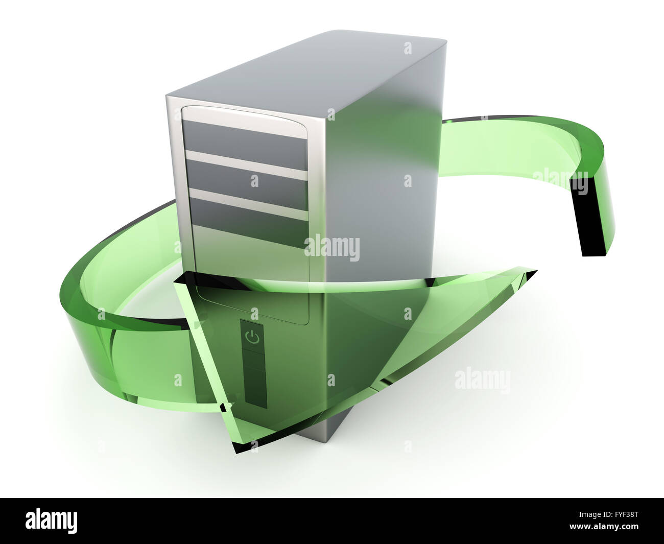 Desktop PC Recycling Stock Photo Alamy
