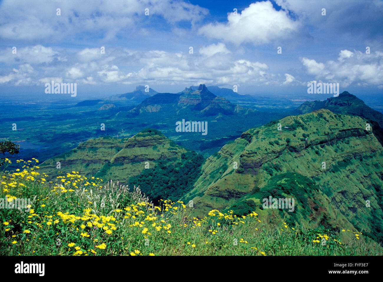 The image of Landscape in Matheran, Maharashtra, India Stock Photo
